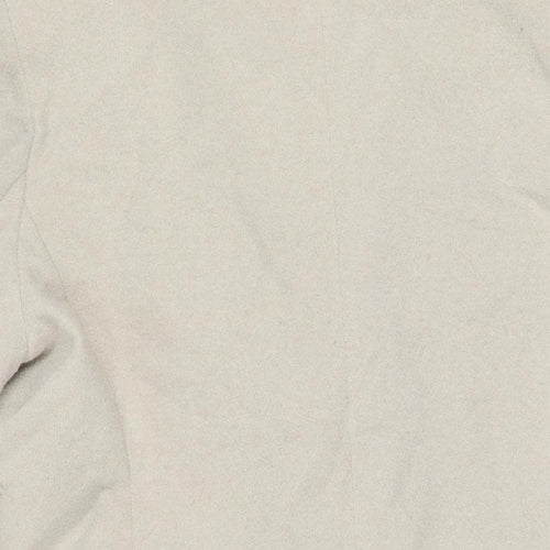 New Look Womens Ivory Overcoat Coat Size 18 Button