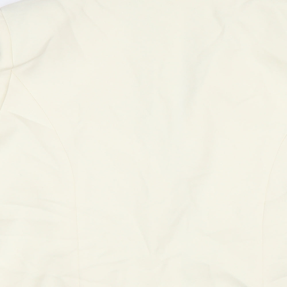 Damart Womens Ivory Jacket Blazer Size 18 Button