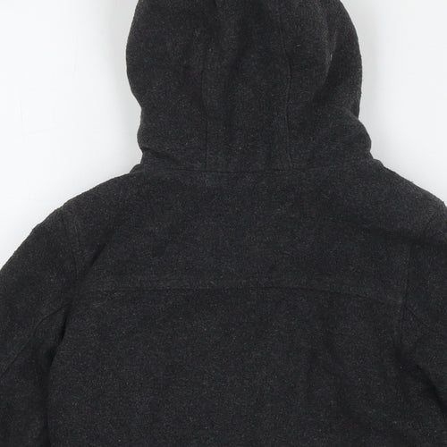 Duck & Dodge Boys Grey Pea Coat Coat Size 5 Years Zip