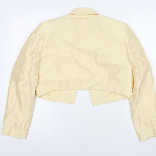 Platinum Womens Yellow Jacket Blazer Size 12