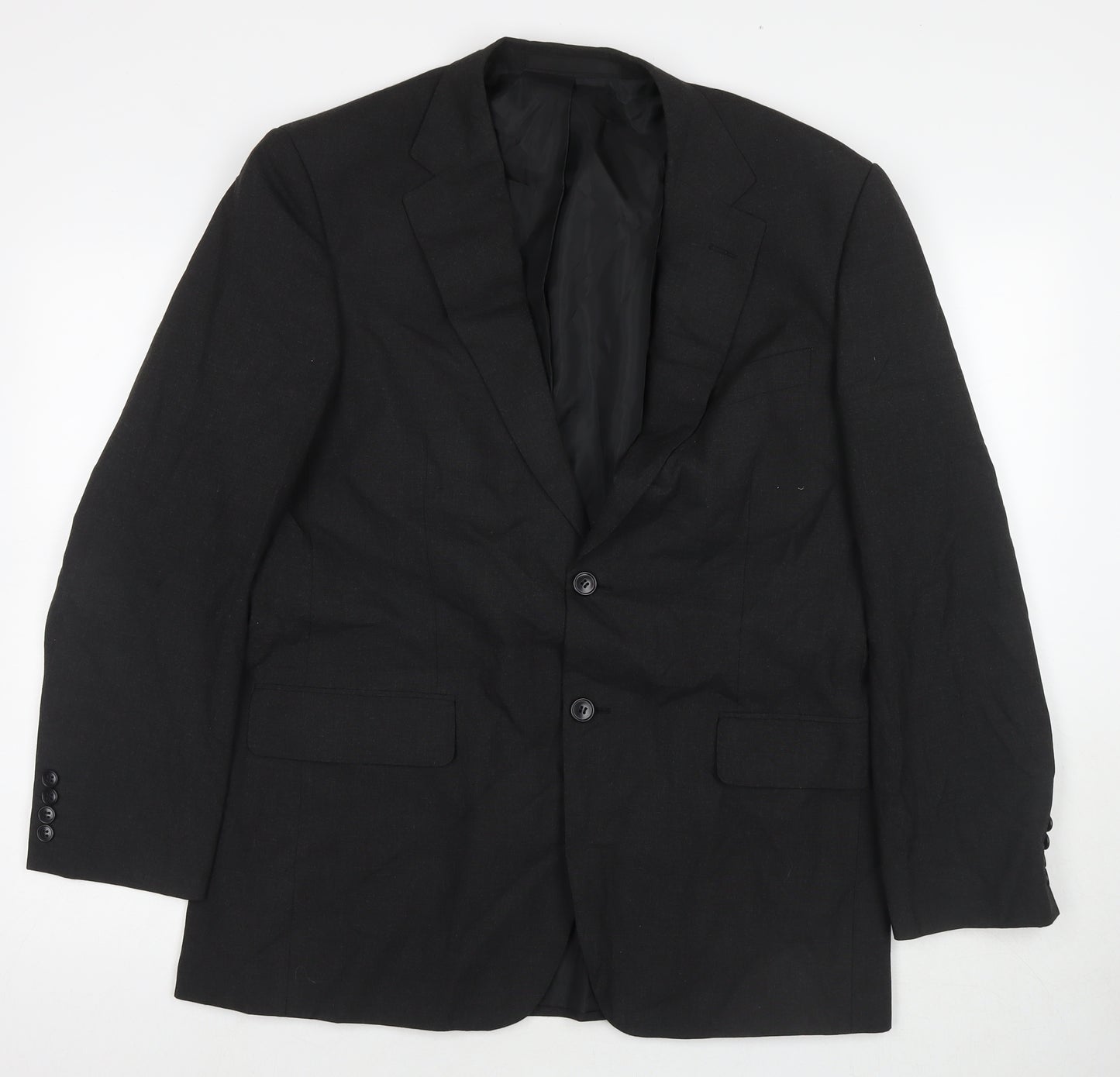 Marks and Spencer Mens Grey Polyester Jacket Suit Jacket Size 40 Regular