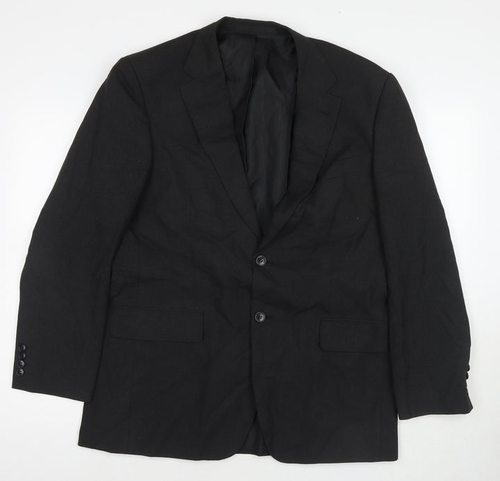 Marks and Spencer Mens Grey Polyester Jacket Suit Jacket Size 40 Regular