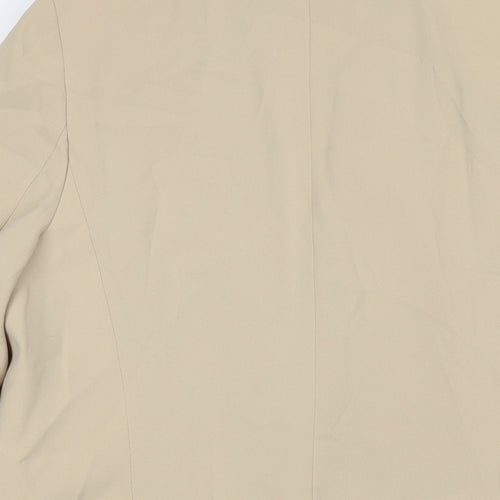 Marks and Spencer Womens Beige Jacket Blazer Size 14