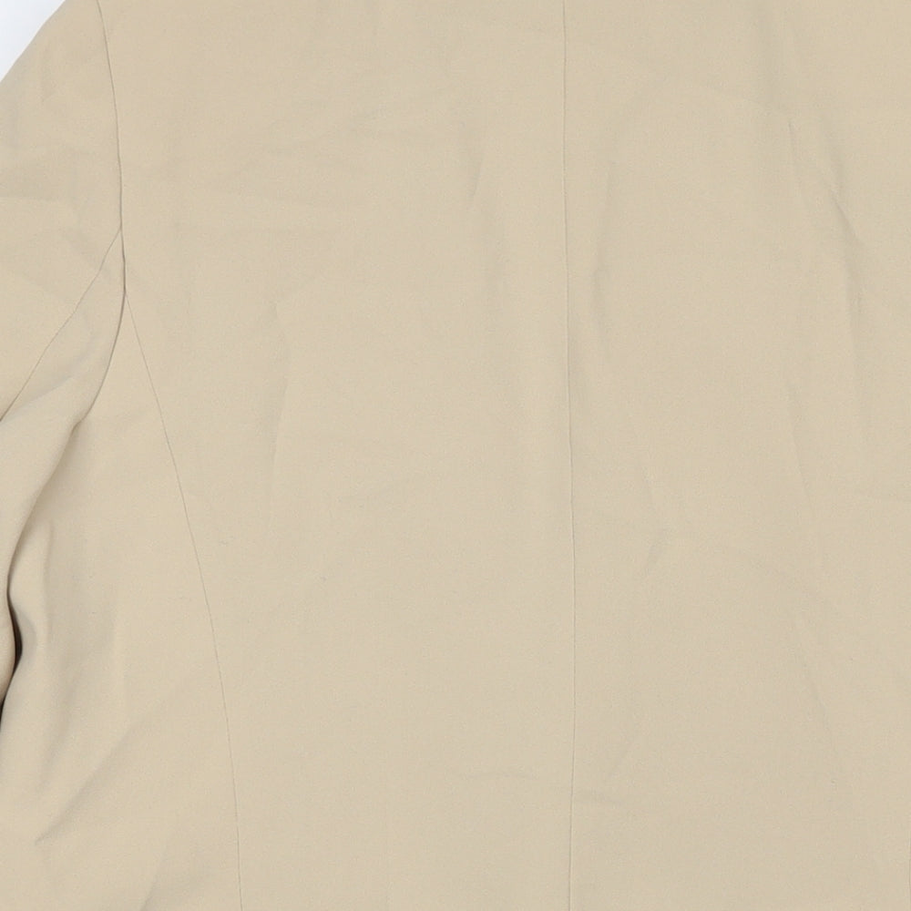 Marks and Spencer Womens Beige Jacket Blazer Size 14
