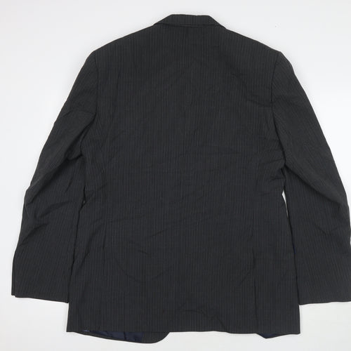 Marks and Spencer Mens Grey Viscose Jacket Suit Jacket Size 46 Regular