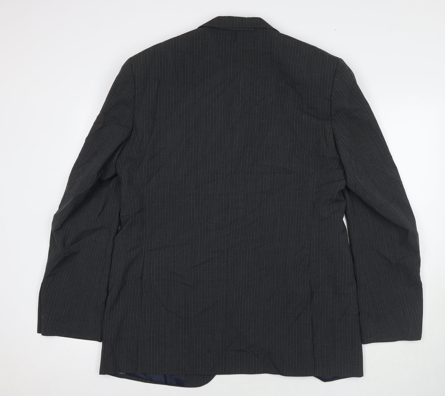 Marks and Spencer Mens Grey Viscose Jacket Suit Jacket Size 46 Regular