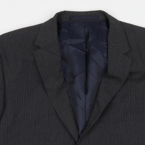 Marks and Spencer Mens Grey Viscose Jacket Suit Jacket Size 46 Regular