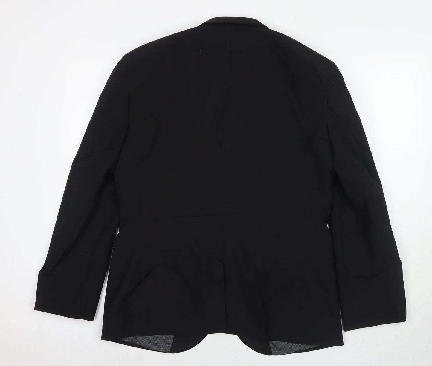 NEXT Mens Black Wool Jacket Suit Jacket Size 40 Regular