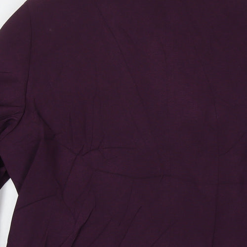 Libra Womens Purple Jacket Blazer Size 16 Button