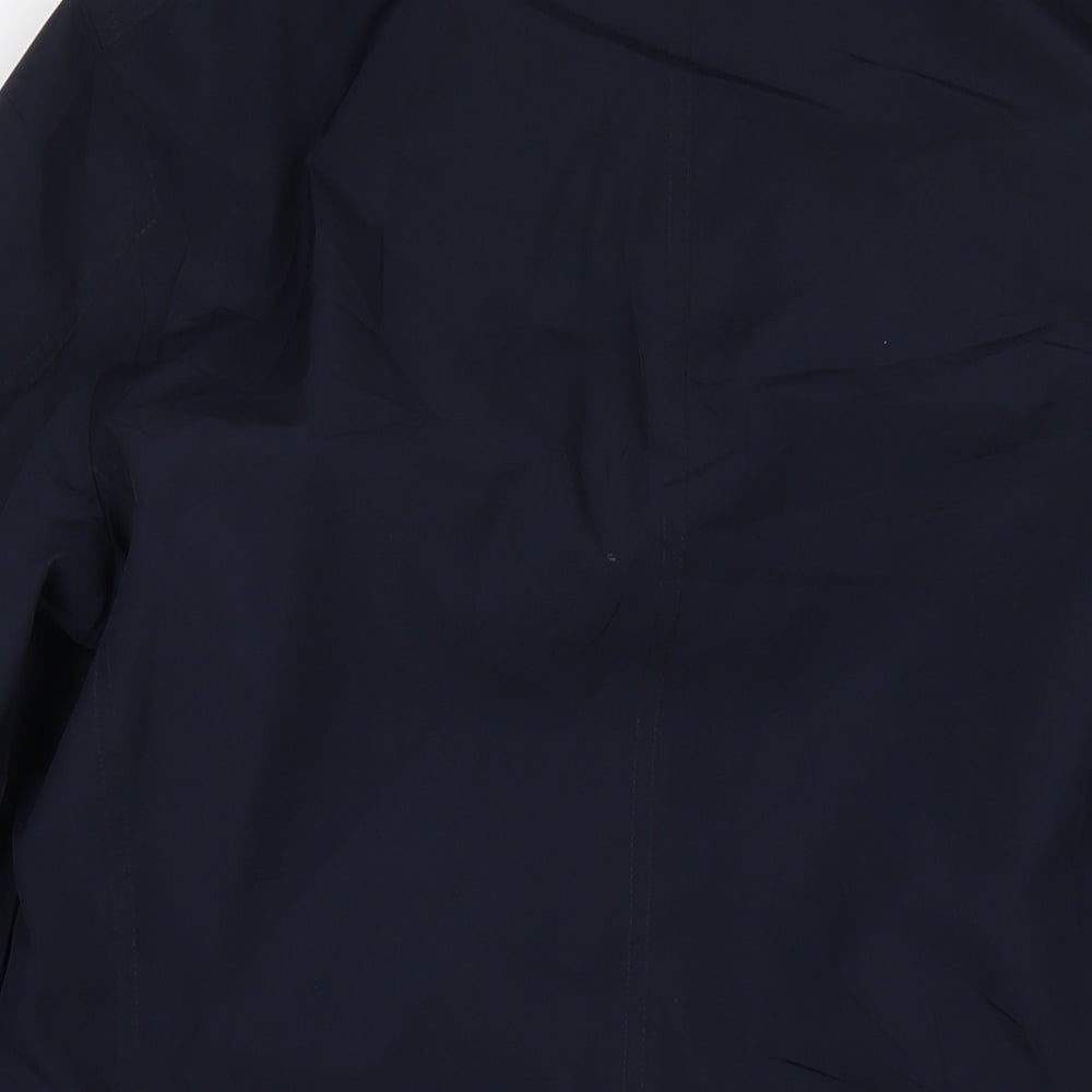 Marks and Spencer Mens Blue Trench Coat Jacket Size S Button
