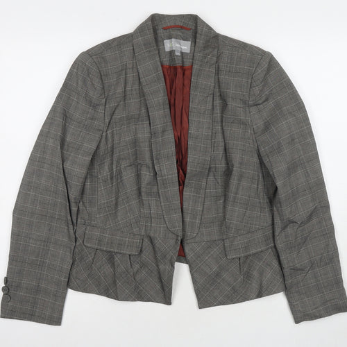 Marks and Spencer Womens Grey Jacket Blazer Size 16