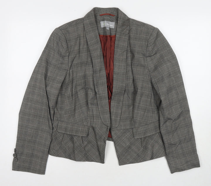 Marks and Spencer Womens Grey Jacket Blazer Size 16