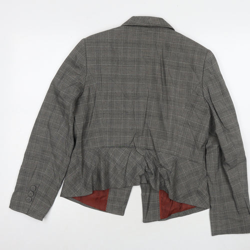 Marks and Spencer Womens Grey Jacket Blazer Size 16