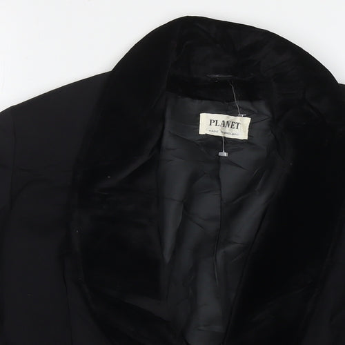 Planet Womens Black Jacket Blazer Size 10