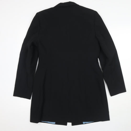 NL Collection Womens Black Jacket Blazer Size 14 Button