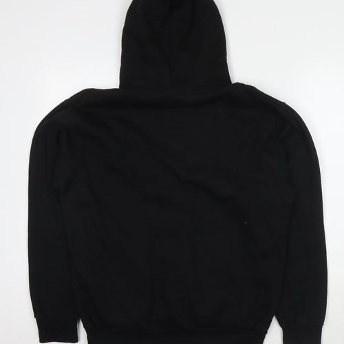 Stranger Things Womens Black Cotton Pullover Hoodie Size M Pullover - Logo