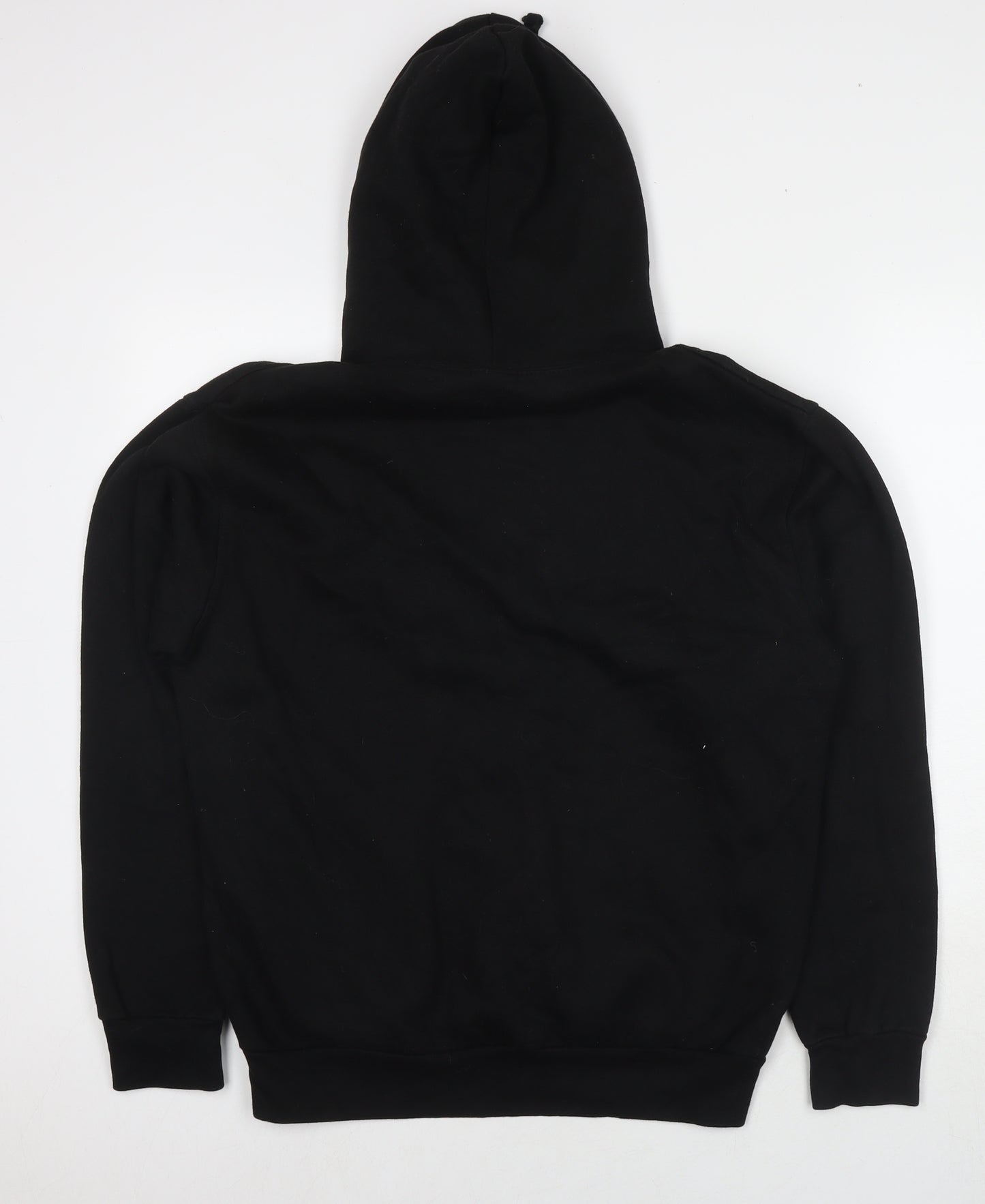 Stranger Things Womens Black Cotton Pullover Hoodie Size M Pullover - Logo