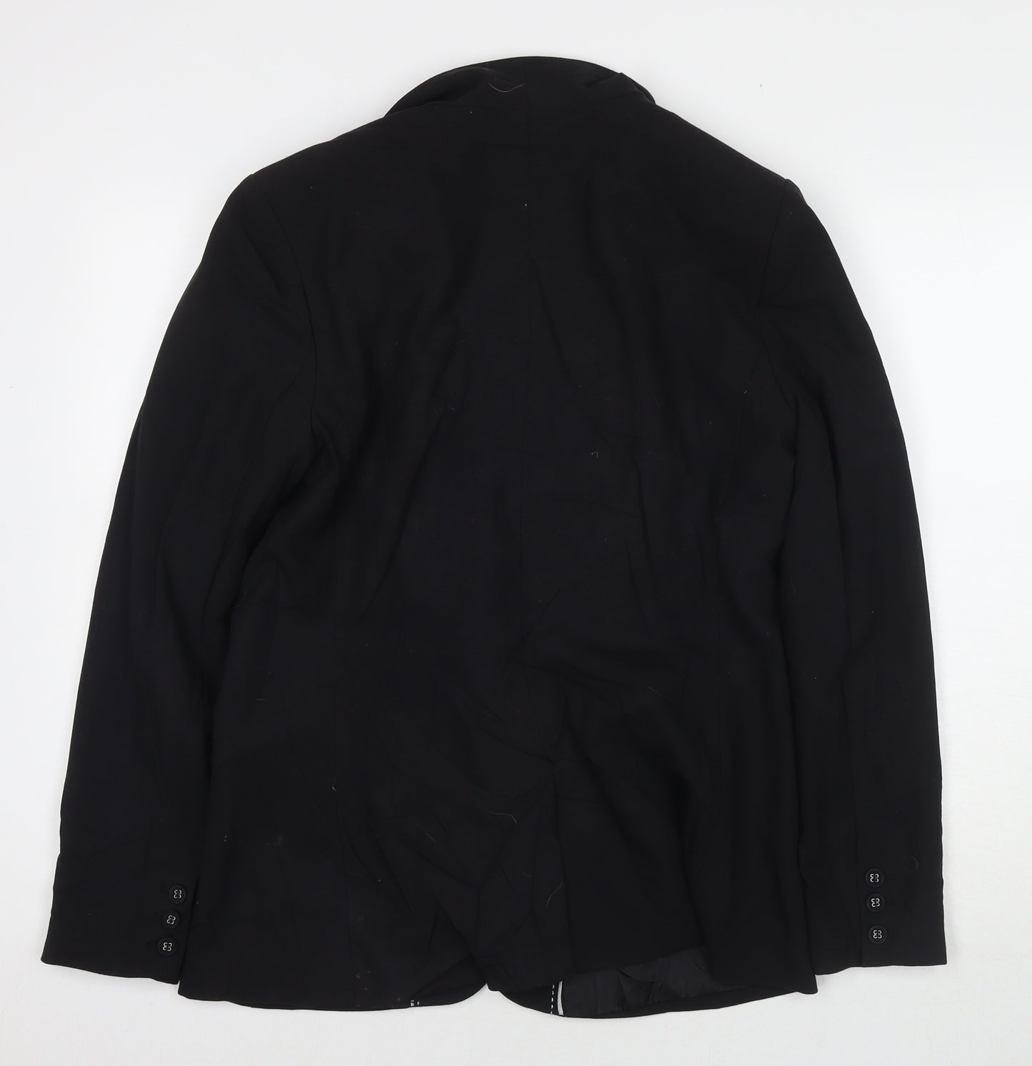 NEXT Womens Black Jacket Blazer Size 14 Snap