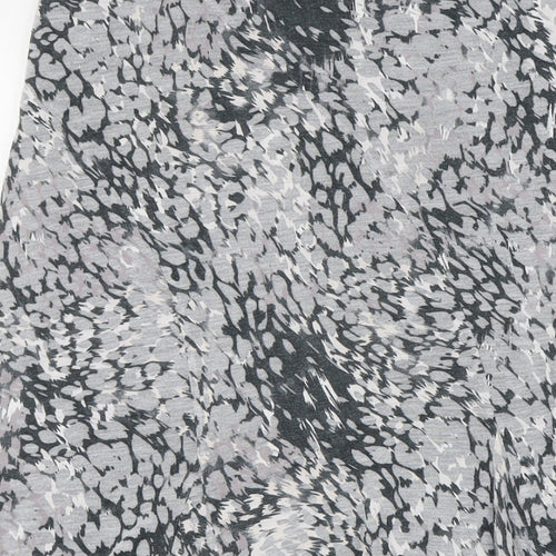 Per Una Womens Grey Polyester A-Line Skirt Size 14