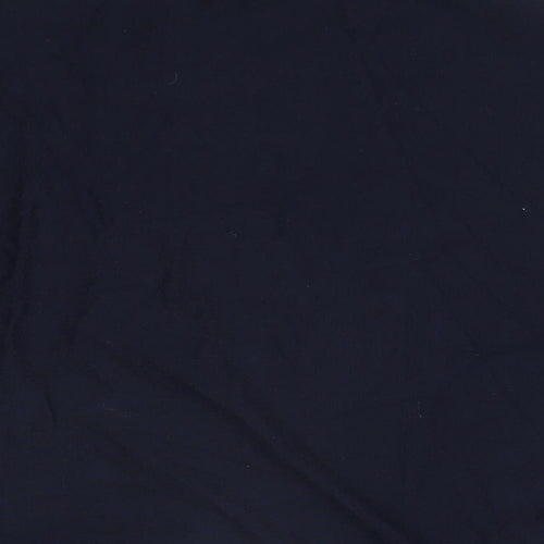 Warehouse Womens Blue Viscose Basic T-Shirt Size 10 Round Neck