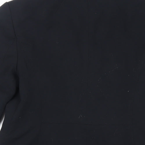 Marks and Spencer Womens Black Jacket Blazer Size 8 Button