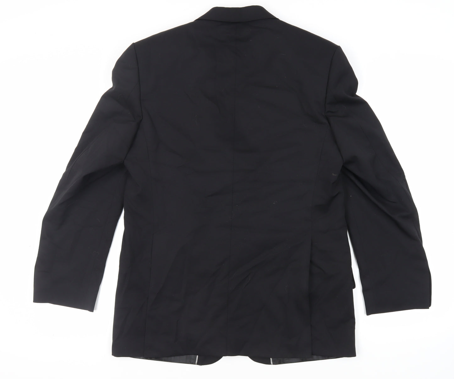 NEXT Mens Black Wool Jacket Suit Jacket Size 40 Regular