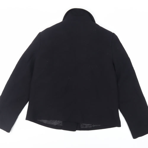 Monacco Womens Black Jacket Blazer Size 16 Button