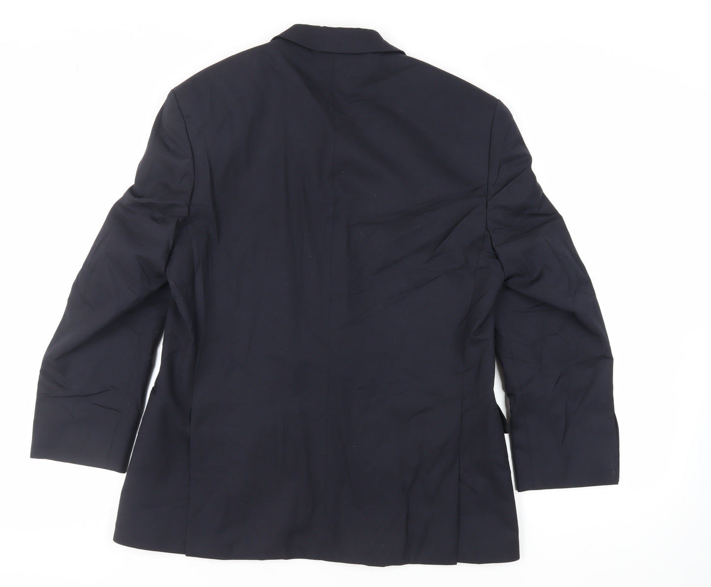 Marks and Spencer Mens Blue Wool Jacket Suit Jacket Size 40 Regular
