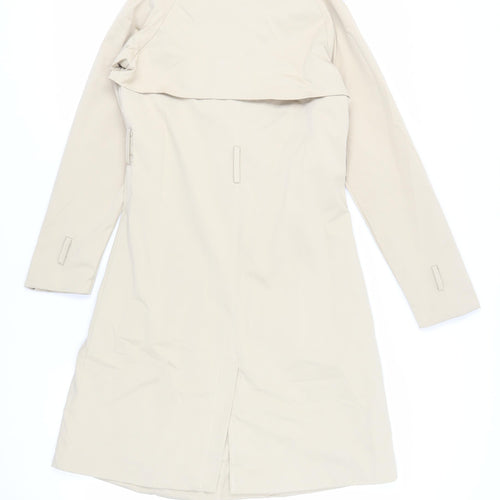 IVIVI Womens Beige Trench Coat Coat Size M Button
