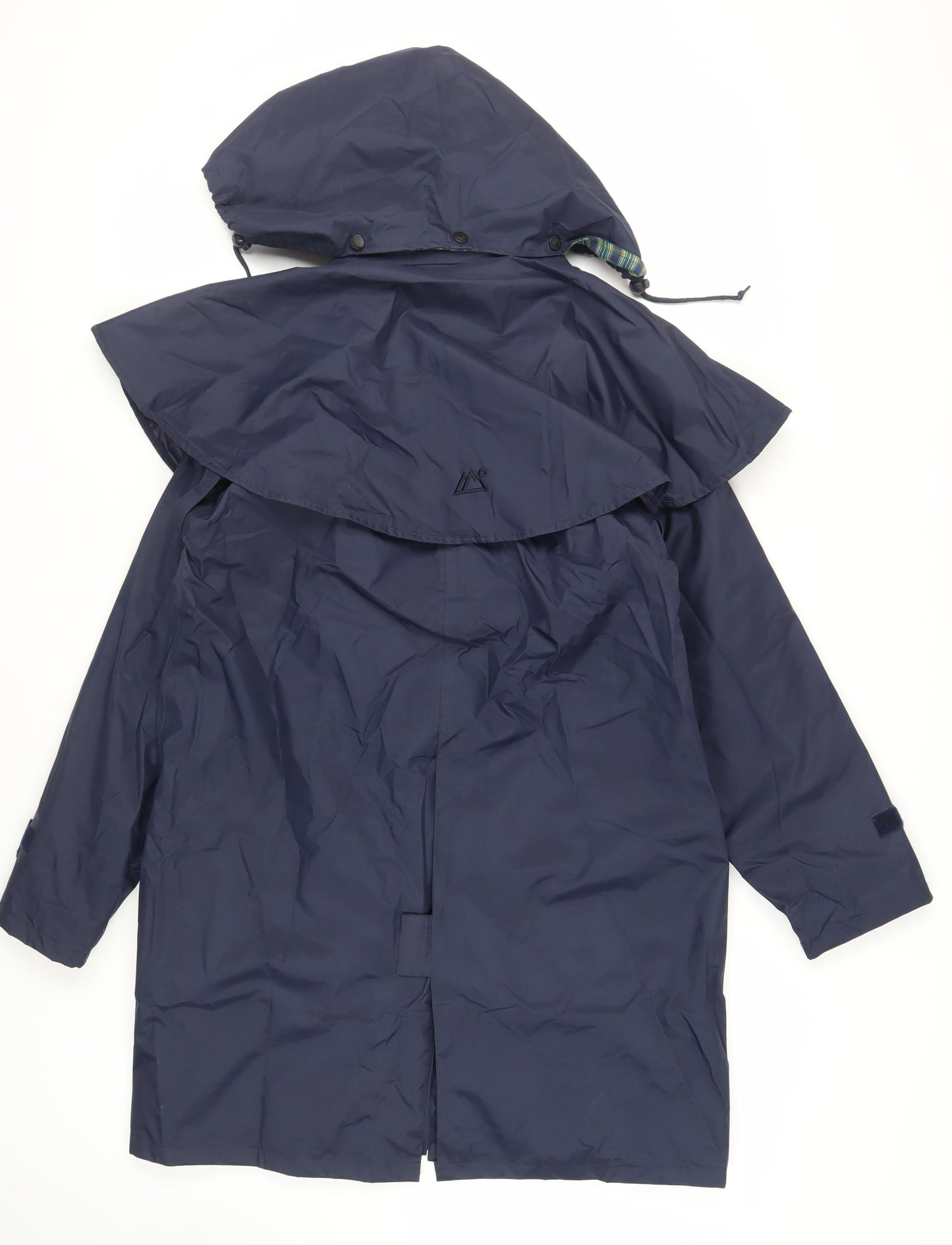 Target Dry Womens Blue Rain Coat Coat Size 12 Zip - Waterproof Hooded