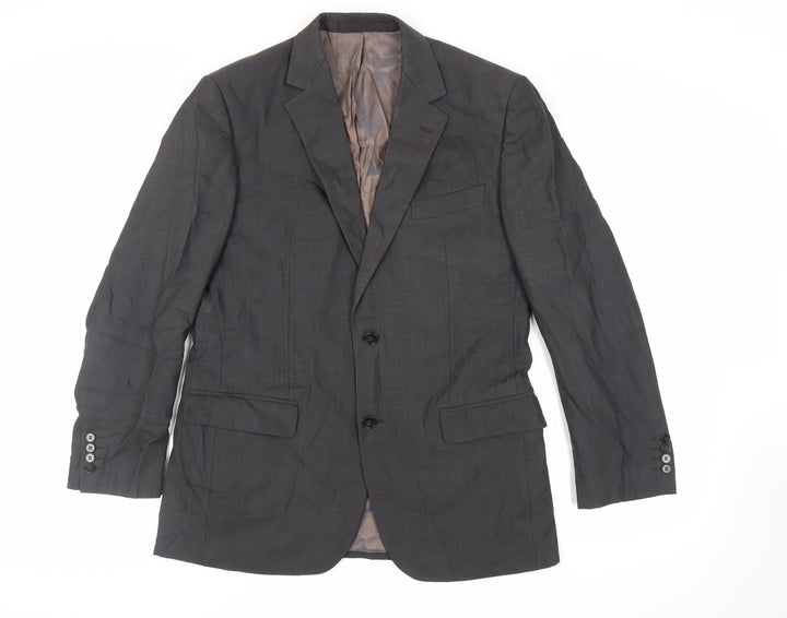 Marks and Spencer Mens Grey Wool Jacket Suit Jacket Size 40 Regular