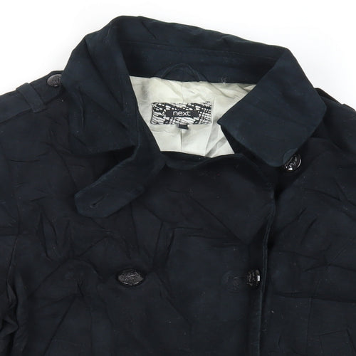 NEXT Womens Black Jacket Size 12 Button