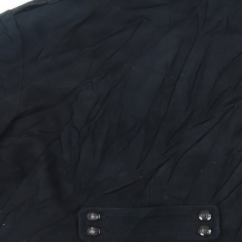 NEXT Womens Black Jacket Size 12 Button