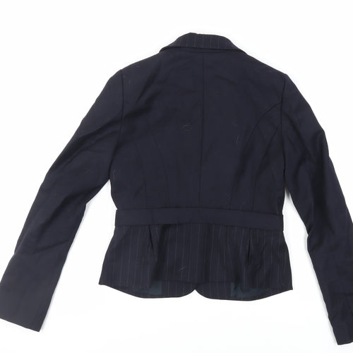 N.W.3 Womens Blue Jacket Blazer Size 8 Button