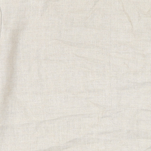 Marks and Spencer Mens Beige Linen Jacket Blazer Size 42 Regular