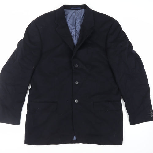 Ultimo Mens Blue Jacket Blazer Size 42 Button