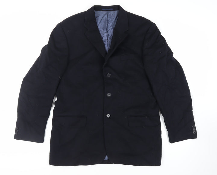 Ultimo Mens Blue Jacket Blazer Size 42 Button