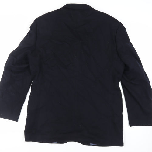 Ultimo Mens Blue Jacket Blazer Size 42 Button