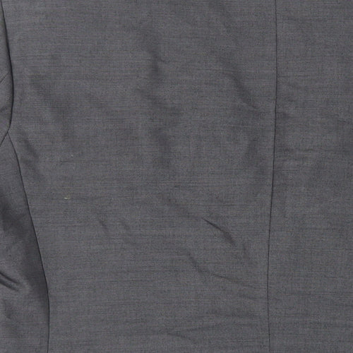 Jeffrey Banks Mens Grey Wool Jacket Suit Jacket Size 42 Regular