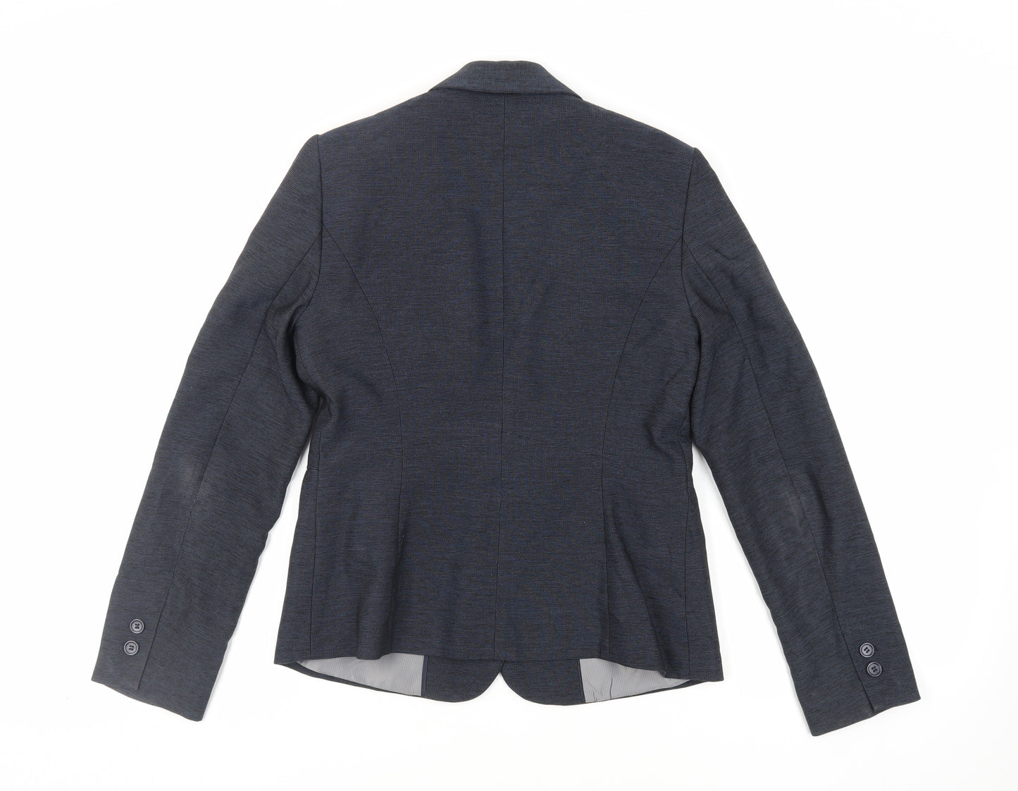NEXT Womens Blue Jacket Blazer Size 10 Button