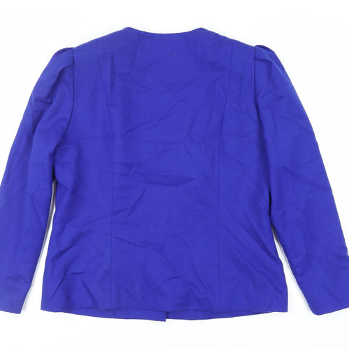 Peter Barron Womens Blue Jacket Blazer Size 18 Button - Vintage