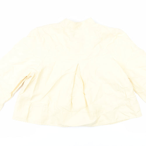 Marks and Spencer Womens Yellow Jacket Size 16 Button