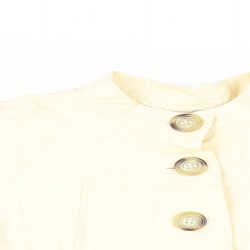 Marks and Spencer Womens Yellow Jacket Size 16 Button