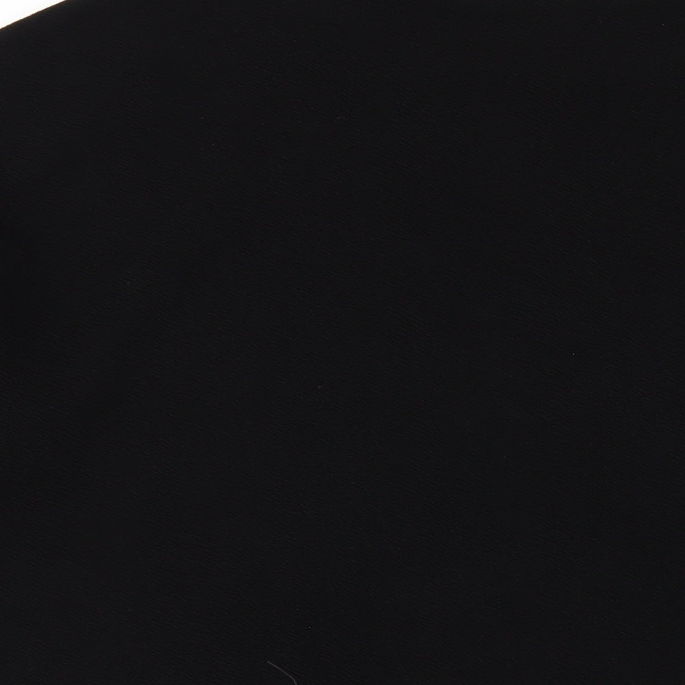 Very Womens Black Polyester Pullover Sweatshirt Size 16 Pullover