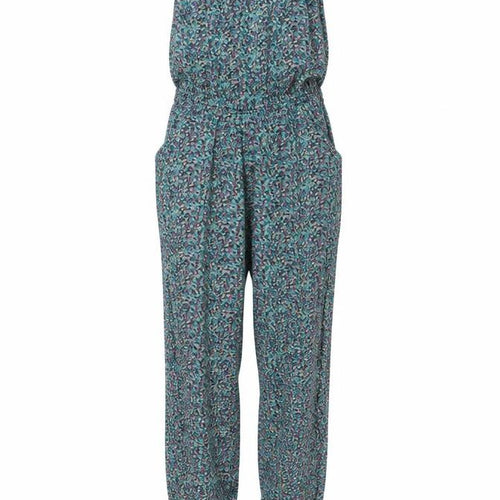 New Look Girls Multicoloured Floral Cotton Jumpsuit One-Piece Size 10 Years Pullover
