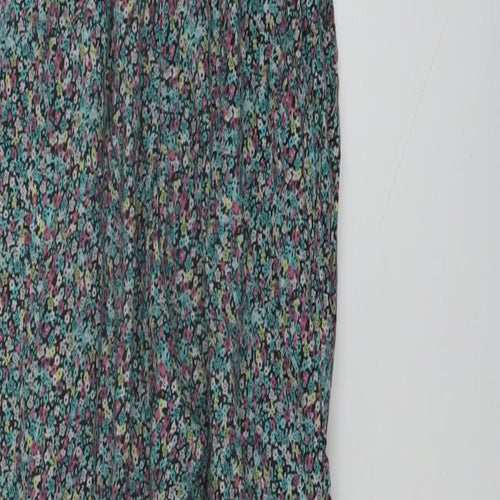 New Look Girls Multicoloured Floral Cotton Jumpsuit One-Piece Size 10 Years Pullover