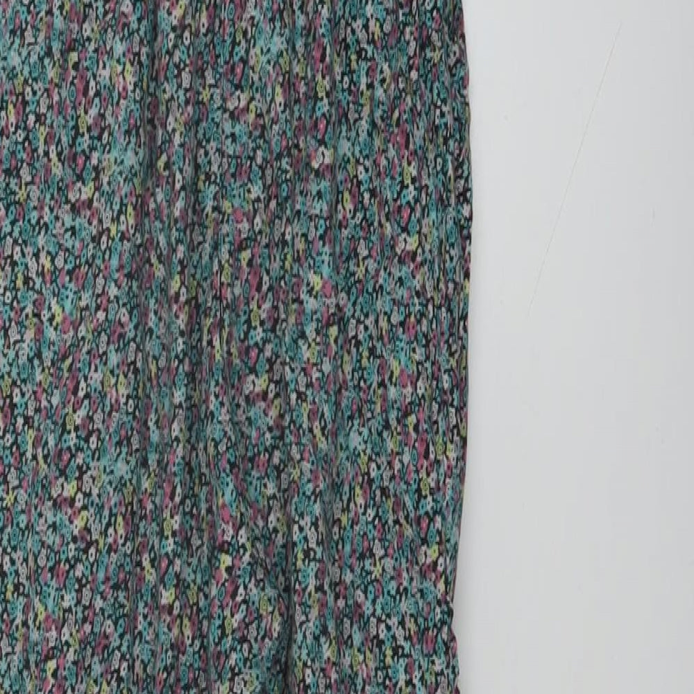 New Look Girls Multicoloured Floral Cotton Jumpsuit One-Piece Size 10 Years Pullover