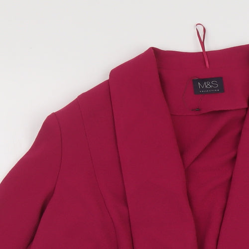 Marks and Spencer Womens Pink Jacket Size 10