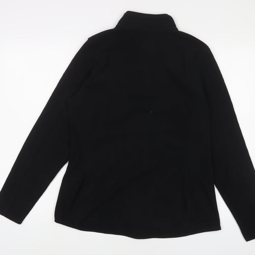 GOODMOVE Womens Black Jacket Size 14 Zip
