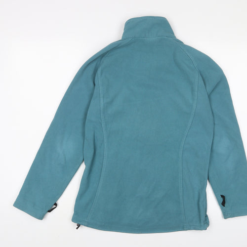 Craghoppers Womens Blue Jacket Size 10 Zip - Logo, Embroidered